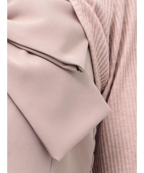 EATME（イートミー）の「BIGリボンキャミアンサンブル（シャツ/ブラウス・レディース・オフホワイト/ピンク/グレー・FREE）」の9枚目の写真