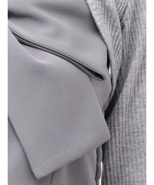 EATME（イートミー）の「BIGリボンキャミアンサンブル（シャツ/ブラウス・レディース・オフホワイト/ピンク/グレー・FREE）」の10枚目の写真