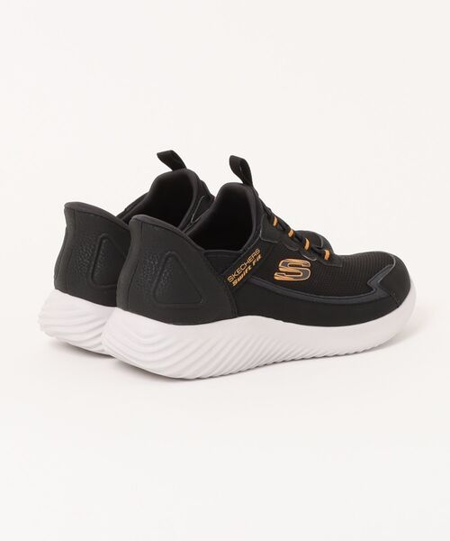 SKECHERS(スケッチャーズ)の「SKECHERS スケッチャーズ SWIFT FIT スウィフトフィット BOUNDER-DURIN【軽量】メンズスニーカー スリッポン(バウンダー) 8790255(スニーカー・メンズ・ブラック×ホワイト/チャコールグレー・25.0cm/25.5cm/26.0cm/26.5cm/27.0cm/27.5cm/28.0cm/29.0cm)」の3枚目の写真