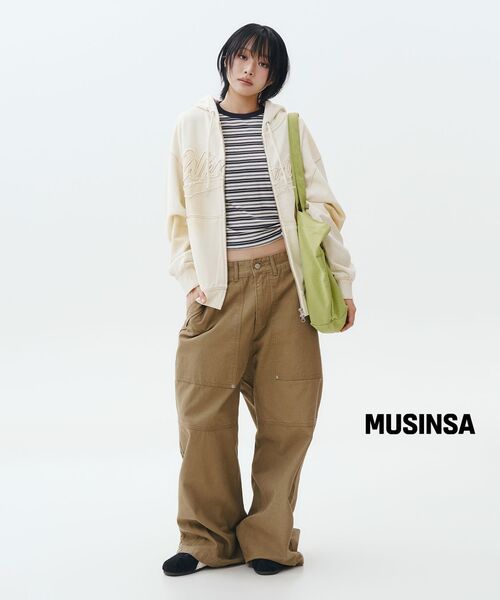 WKNDRS（ウィーキャンドース）の「BRUSHED ZIP-UP HOODIE (IVORY)（パーカー・レディース・その他・SMALL/MEDIUM/LARGE/X-LARGE）」の9枚目の写真