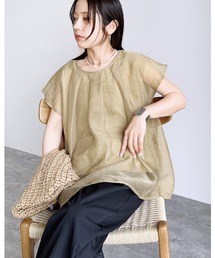 reca | オーガンジーレイヤードタックプルオーバー(Tシャツ/カットソー)