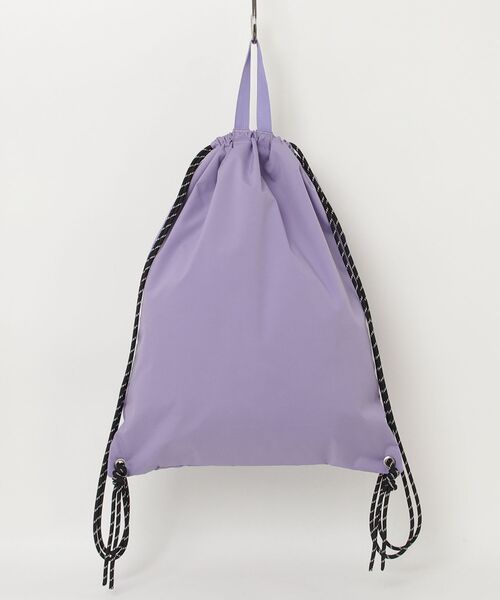 CONVERSE(コンバース)の「【CONVERSE/コンバース】SNEAKERS PRINT NAPSACK ナップサック(バックパック/リュック・メンズ・ブラック/オフホワイト/ライトパープル/ホワイト・FREE)」の5枚目の写真