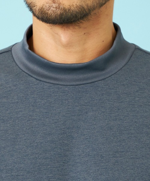 EDWIN（エドウィン）の「EDWIN エドウィン デニスラ モックネックTシャツ 半袖（Tシャツ/カットソー・メンズ・ネイビー/グレー/チャコールグレー/ホワイト・SMALL/MEDIUM/LARGE/X-LARGE）」の9枚目の写真