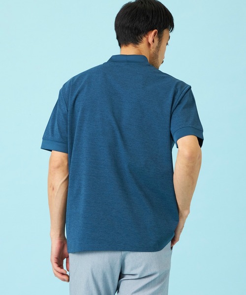 EDWIN（エドウィン）の「EDWIN エドウィン デニスラ モックネックTシャツ 半袖（Tシャツ/カットソー・メンズ・ネイビー/グレー/チャコールグレー/ホワイト・SMALL/MEDIUM/LARGE/X-LARGE）」の15枚目の写真