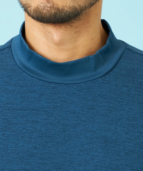 EDWIN（エドウィン）の「EDWIN エドウィン デニスラ モックネックTシャツ 半袖（Tシャツ/カットソー・メンズ・ネイビー/グレー/チャコールグレー/ホワイト・SMALL/MEDIUM/LARGE/X-LARGE）」の16枚目の写真