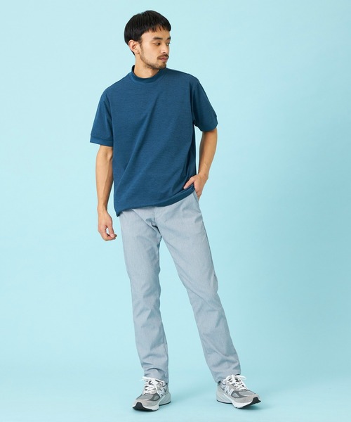 EDWIN（エドウィン）の「EDWIN エドウィン デニスラ モックネックTシャツ 半袖（Tシャツ/カットソー・メンズ・ネイビー/グレー/チャコールグレー/ホワイト・SMALL/MEDIUM/LARGE/X-LARGE）」の17枚目の写真