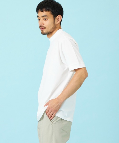 EDWIN（エドウィン）の「EDWIN エドウィン デニスラ モックネックTシャツ 半袖（Tシャツ/カットソー・メンズ・ネイビー/グレー/チャコールグレー/ホワイト・SMALL/MEDIUM/LARGE/X-LARGE）」の21枚目の写真