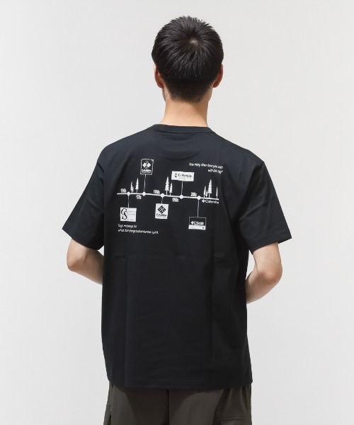 Columbia(コロンビア)の「【別注】コロンビア Columbia スリーピービュートグラフィックショートスリーブTシャツ 限定コラボ(Tシャツ/カットソー・メンズ・ブラック/ブラウン/ホワイト/グレー/オフホワイト/グリーン・S/M/LL/L)」の18枚目の写真