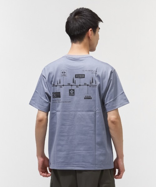 Columbia(コロンビア)の「【別注】コロンビア Columbia スリーピービュートグラフィックショートスリーブTシャツ 限定コラボ(Tシャツ/カットソー・メンズ・ブラック/ブラウン/ホワイト/グレー/オフホワイト/グリーン・S/M/LL/L)」の14枚目の写真