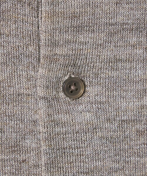Steven Alan（スティーブンアラン）の「＜Steven Alan＞ 14G ラミー 2B ショートスリーブ ポロシャツ（ポロシャツ・メンズ・ベージュ/ダークブラウン・L/XL/M/S）」の15枚目の写真