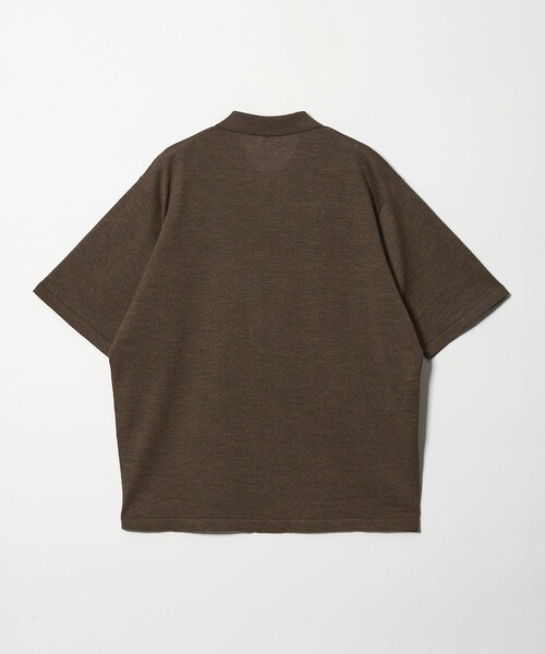 Steven Alan（スティーブンアラン）の「＜Steven Alan＞ 14G ラミー 2B ショートスリーブ ポロシャツ（ポロシャツ・メンズ・ベージュ/ダークブラウン・L/XL/M/S）」の16枚目の写真