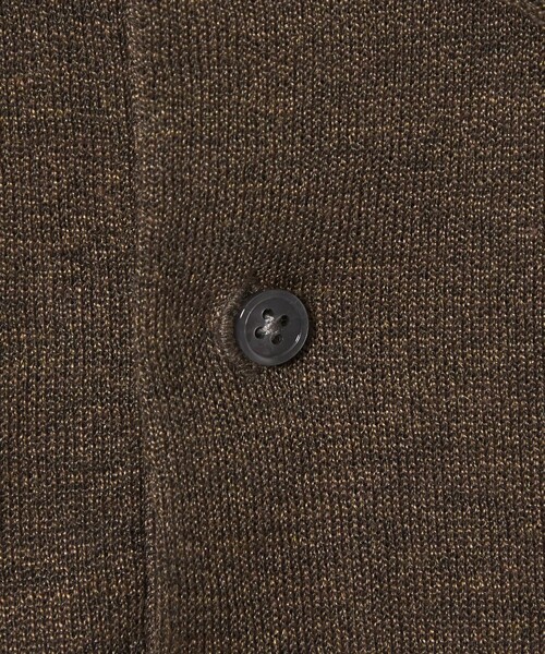 Steven Alan（スティーブンアラン）の「＜Steven Alan＞ 14G ラミー 2B ショートスリーブ ポロシャツ（ポロシャツ・メンズ・ベージュ/ダークブラウン・L/XL/M/S）」の18枚目の写真