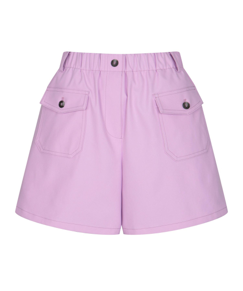 MONDAYFLOW（マンデーフロー）の「アウトポケットバンディングショーツ_ラベンダー（その他パンツ・レディース・その他・X-SMALL/SMALL/MEDIUM）」の2枚目の写真