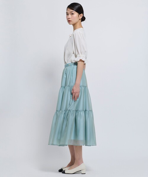 TOCCA（トッカ）の「CHARMING DAISY ブラウス（シャツ/ブラウス・レディース・アイボリー系/スカイブルー系/ネイビー系・0/4）」の14枚目の写真