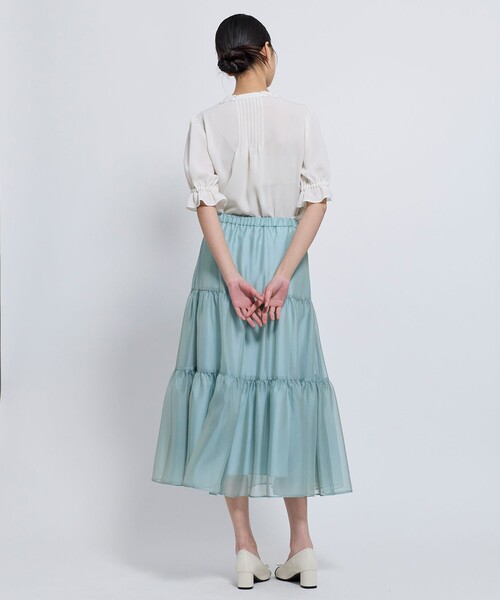 TOCCA（トッカ）の「CHARMING DAISY ブラウス（シャツ/ブラウス・レディース・アイボリー系/スカイブルー系/ネイビー系・0/4）」の15枚目の写真