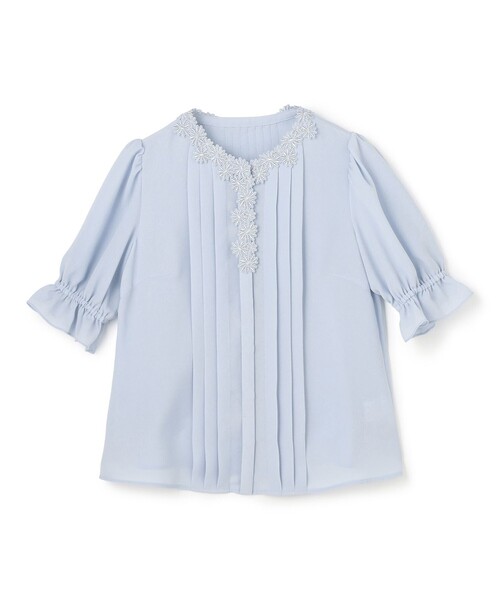 TOCCA（トッカ）の「CHARMING DAISY ブラウス（シャツ/ブラウス・レディース・アイボリー系/スカイブルー系/ネイビー系・0/4）」の18枚目の写真