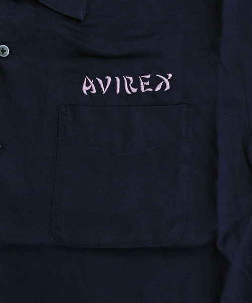 AVIREX(アヴィレックス)の「SOUVENIR S/S SHIRT”DRAGON &CHERRY BLOSSOMS'(シャツ/ブラウス・メンズ・ネイビー/ブラック/アイボリー・XXL/XL/L/M)」の17枚目の写真