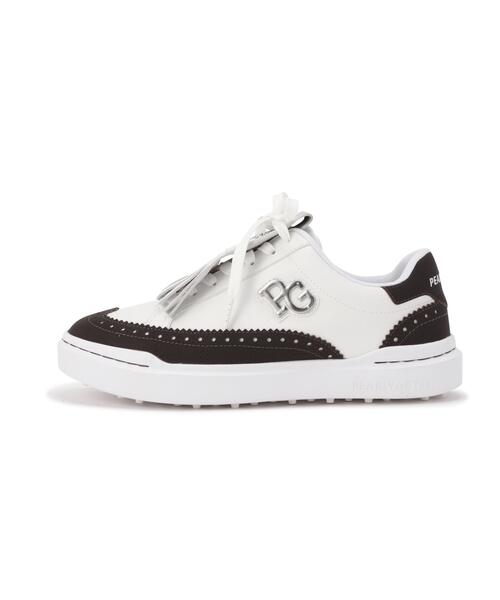 PEARLY GATES(パーリーゲイツ)の「THE SHOSE スパイクレスゴルフシューズ <ウィングチップ> (MENS)(その他シューズ・メンズ・ホワイト/ホワイト系その他5・26.5cm/26.0cm/27.0cm)」の3枚目の写真