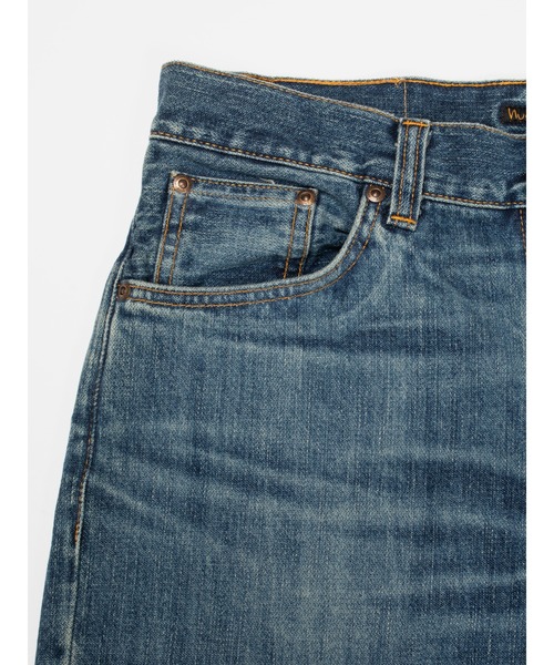 Nudie Jeans（ヌーディージーンズ）の「Nudie Jeans/ヌーディージーンズ Steady Eddie II / レギュラーテーパード ジーンズ / Muted Tracks / レングス30（デニムパンツ・メンズ・ライトインディゴブルー・29/30/31/32/33/34）」の4枚目の写真