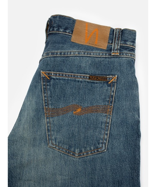 Nudie Jeans（ヌーディージーンズ）の「Nudie Jeans/ヌーディージーンズ Steady Eddie II / レギュラーテーパード ジーンズ / Muted Tracks / レングス30（デニムパンツ・メンズ・ライトインディゴブルー・29/30/31/32/33/34）」の5枚目の写真