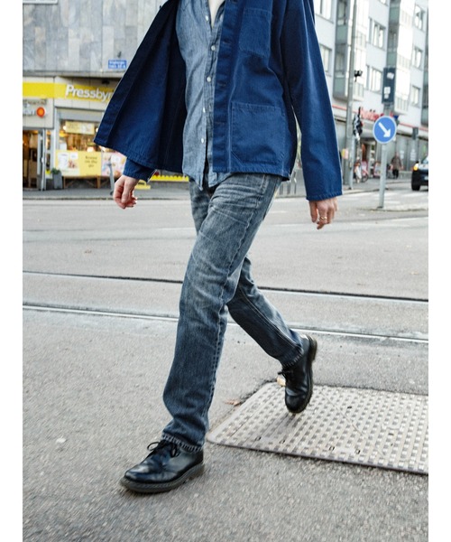 Nudie Jeans（ヌーディージーンズ）の「Nudie Jeans/ヌーディージーンズ Steady Eddie II / レギュラーテーパード ジーンズ / Muted Tracks / レングス30（デニムパンツ・メンズ・ライトインディゴブルー・29/30/31/32/33/34）」の7枚目の写真