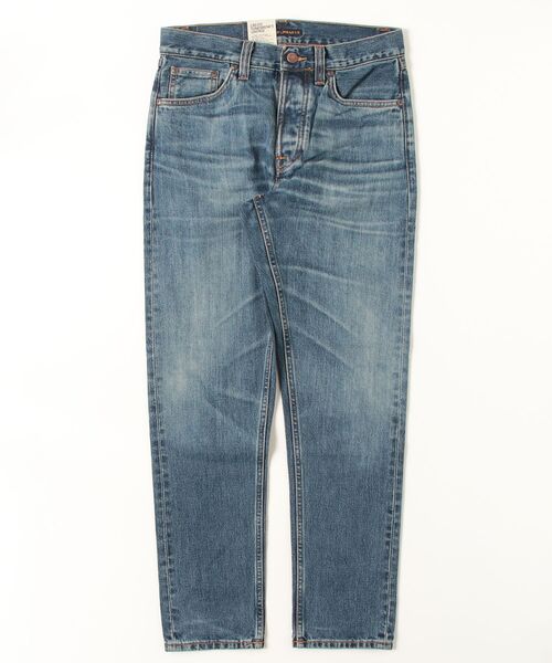 Nudie Jeans（ヌーディージーンズ）の「Nudie Jeans/ヌーディージーンズ Steady Eddie II / レギュラーテーパード ジーンズ / Muted Tracks / レングス30（デニムパンツ・メンズ・ライトインディゴブルー・29/30/31/32/33/34）」の9枚目の写真