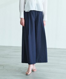 N.O.R.C | ブライトローン撥水フレアパンツ【AIRY MOTION】(スラックス)