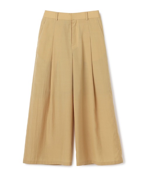 N.O.R.C(ノーク)の「ブライトローン撥水フレアパンツ【AIRY MOTION】(スラックス・レディース・ベージュ/ネイビー・S/M)」の6枚目の写真