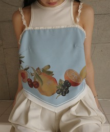 Ameri（アメリ）の「MEDI FRUIT SCARF PATTERN CAMI TOP（キャミソール）」
