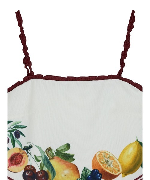 Ameri(アメリ)の「MEDI FRUIT SCARF PATTERN CAMI TOP(キャミソール・レディース・ブラウン/ブルー/アイボリー/ブラック・FREE)」の22枚目の写真