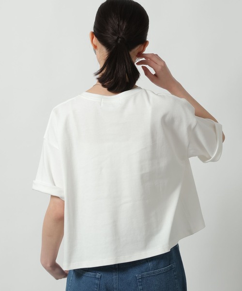 LAKOLE(ラコレ)の「アソートフォトプリントT / 660025(Tシャツ/カットソー・レディース・ホワイト/ブラウン/オフホワイト/チャコール・FREE)」の7枚目の写真