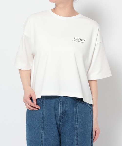 LAKOLE(ラコレ)の「アソートフォトプリントT / 660025(Tシャツ/カットソー・レディース・ホワイト/ブラウン/オフホワイト/チャコール・FREE)」の11枚目の写真