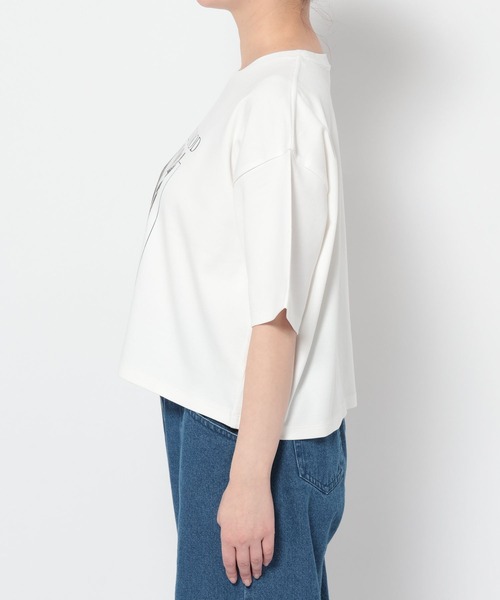 LAKOLE(ラコレ)の「アソートフォトプリントT / 660025(Tシャツ/カットソー・レディース・ホワイト/ブラウン/オフホワイト/チャコール・FREE)」の19枚目の写真