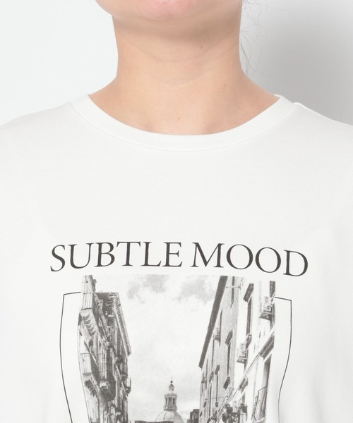 LAKOLE(ラコレ)の「アソートフォトプリントT / 660025(Tシャツ/カットソー・レディース・ホワイト/ブラウン/オフホワイト/チャコール・FREE)」の21枚目の写真