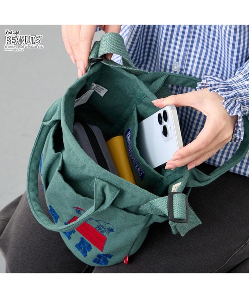Vintage PEANUTS(ビンテージピーナッツ)の「ルートート / SNOOPY スヌーピー IP.ベビールー.ポケッツ.ピーナッツ-1C(ショルダーバッグ・レディース・その他2/その他1/その他3・FREE)」の12枚目の写真