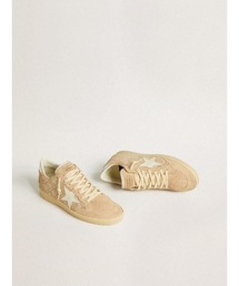 GOLDEN GOOSE（ゴールデングース）の「Ball Star スエード スワロフスキー レザースター＆ラミネートヒールタブ（スニーカー）」