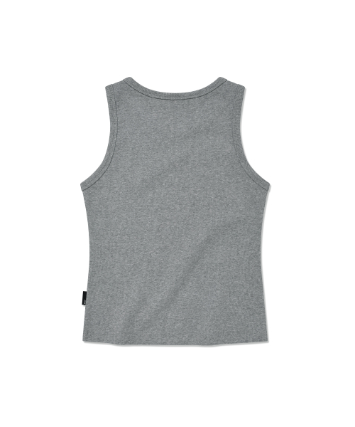 BROWNBREATH(ブラウンブレス)の「W TAG BASIC SLEEVELESS - MELANGE GREY(Tシャツ/カットソー・レディース・その他・SMALL/MEDIUM)」の2枚目の写真