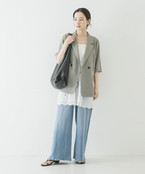 URBAN RESEARCH(アーバンリサーチ)の「ソフトレザーワンハンドルバッグ(トートバッグ・レディース・ブラック/ライトブラウン・-)」の8枚目の写真