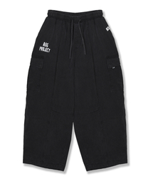 AOG PROJECT（エイオージープロジェクト）の「ガーメントダイヴィンテージワイドパンツ（ブラック）（その他パンツ）」