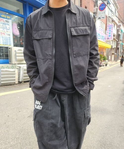 AOG PROJECT（エイオージープロジェクト）の「ガーメントダイヴィンテージワイドパンツ（ブラック）（その他パンツ・メンズ・ブラック・F）」の13枚目の写真