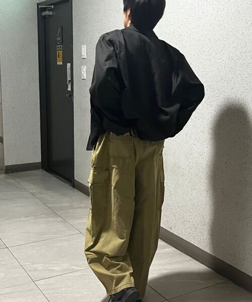 AOG PROJECT（エイオージープロジェクト）の「ガーメントダイヴィンテージワイドパンツ（ブラック）（その他パンツ・メンズ・ブラック・F）」の10枚目の写真