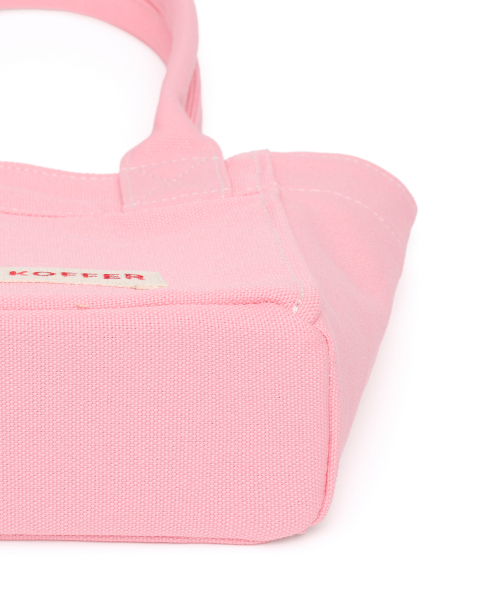 DER KOFFER（デルコッファー）の「SHOPPER CANVAS MINI [BABY PINK]（トートバッグ・レディース・ライトピンク・FREE）」の3枚目の写真