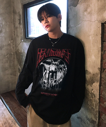 MAISON MINED（メゾンミネド）の「STICKY LONG SLEEVE BLACK（Tシャツ/カットソー）」