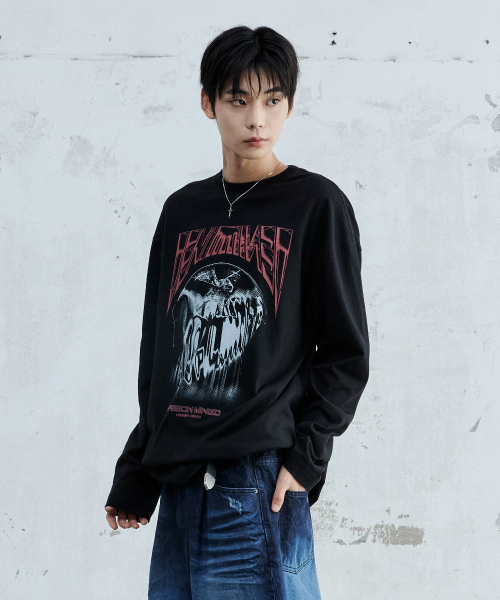 MAISON MINED(メゾンミネド)の「STICKY LONG SLEEVE BLACK(Tシャツ/カットソー・メンズ・その他・SMALL/MEDIUM)」の6枚目の写真