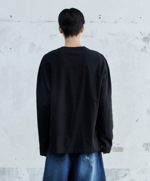 MAISON MINED(メゾンミネド)の「STICKY LONG SLEEVE BLACK(Tシャツ/カットソー・メンズ・その他・SMALL/MEDIUM)」の8枚目の写真