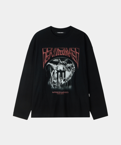 MAISON MINED(メゾンミネド)の「STICKY LONG SLEEVE BLACK(Tシャツ/カットソー・メンズ・その他・SMALL/MEDIUM)」の9枚目の写真