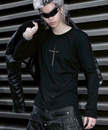 RICH（リッチ）の「【RICH】Riveted Cross Slim Longsleeve / 【リッチ】シースルークロス長袖Tシャツ（Tシャツ/カットソー）」