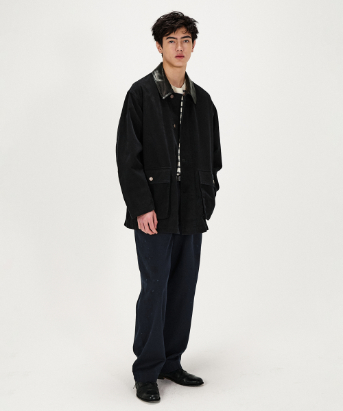 SHIRTER(シャーター)の「LEON JACKET (BLACK)(ミリタリージャケット・メンズ・その他・MEDIUM/SMALL/LARGE)」の3枚目の写真