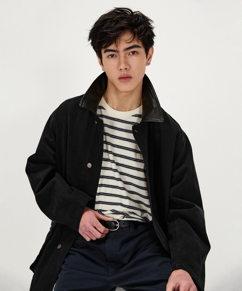 SHIRTER(シャーター)の「LEON JACKET (BLACK)(ミリタリージャケット・メンズ・その他・MEDIUM/SMALL/LARGE)」の6枚目の写真