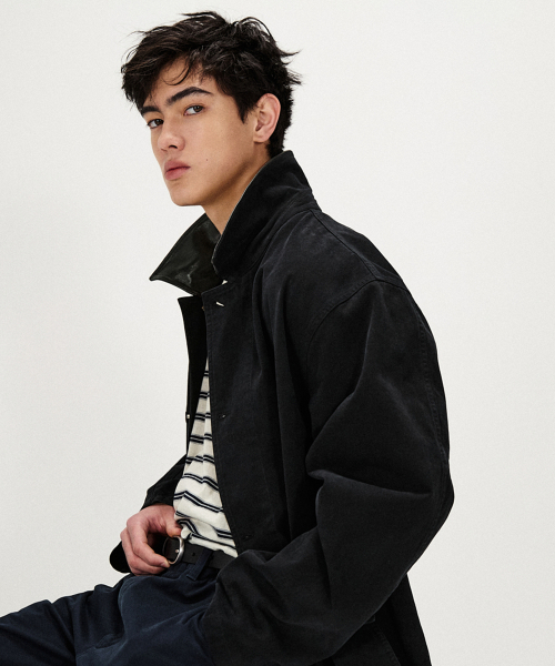 SHIRTER(シャーター)の「LEON JACKET (BLACK)(ミリタリージャケット・メンズ・その他・MEDIUM/SMALL/LARGE)」の7枚目の写真